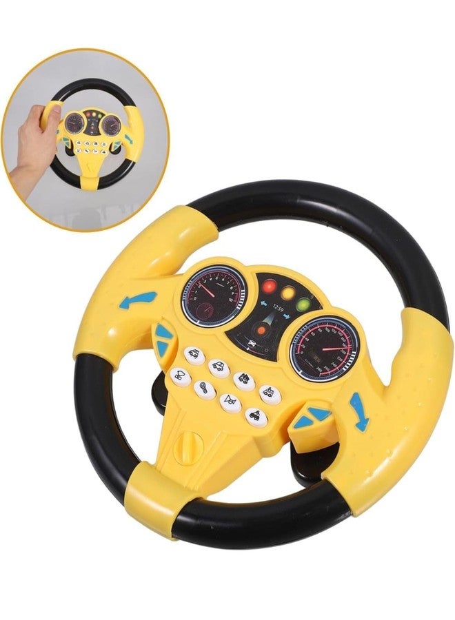 lizepto Kids Driving Steering Wheel Funny Interactive Driving Wheel with Music (DY) - Image 2